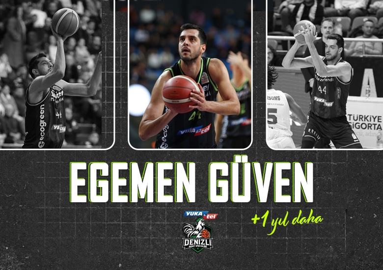 Egemen Güven, 1 yıl daha Yukatel Denizli Basket’te!